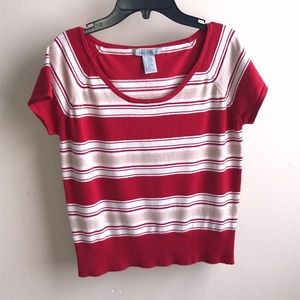 499 South stripes top size M